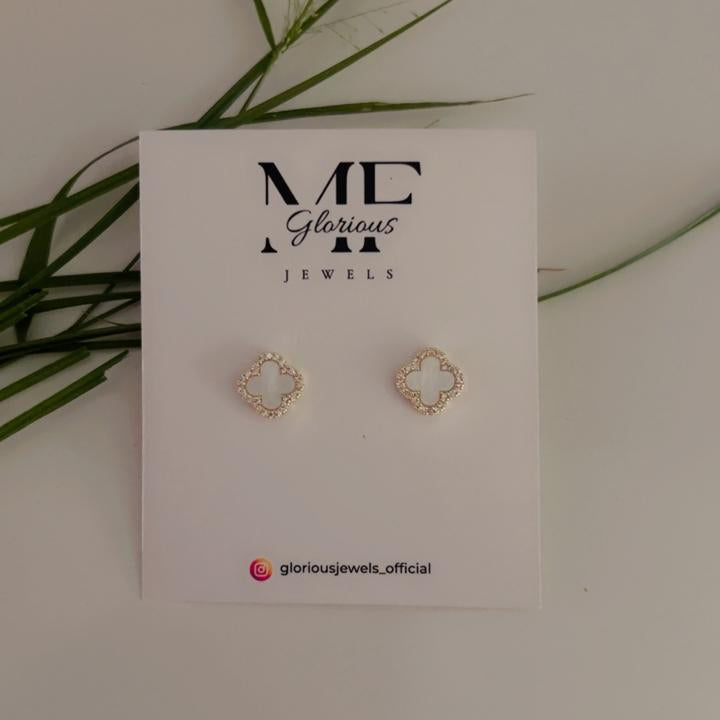 Clover Elegance Stud Earrings