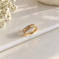 Aurelia Luxe Stainless Steel Ring