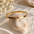 Aurelia Cherry Crystal Charm Bangle