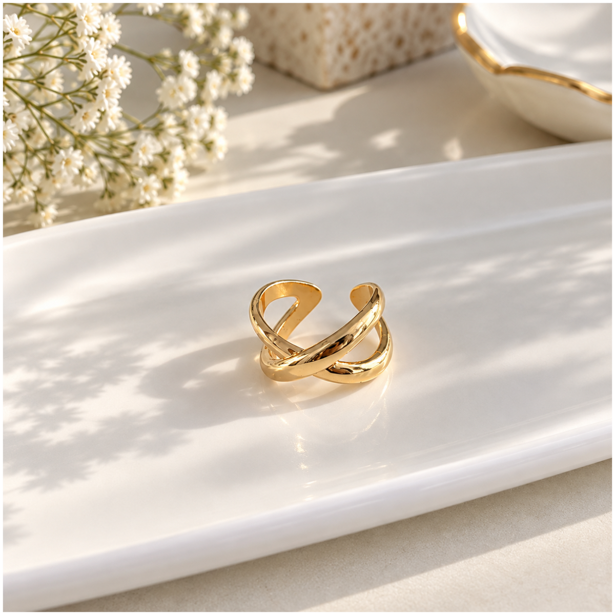 Luna Twist Open Ring