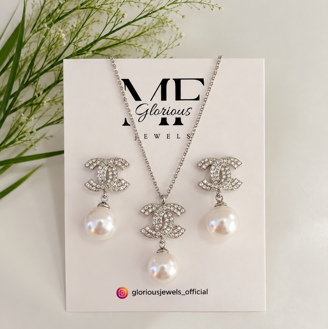 Channel Pearl & Crystal Luxe Set