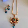 Royal Emerald & Teal Rajwari Set