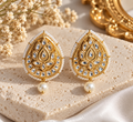 Royal Pearl Kundan Earrings